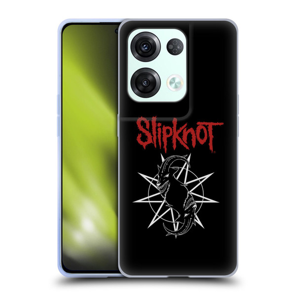 Slipknot Key Art Goat Logo Soft Gel Case for OPPO Reno8 Pro