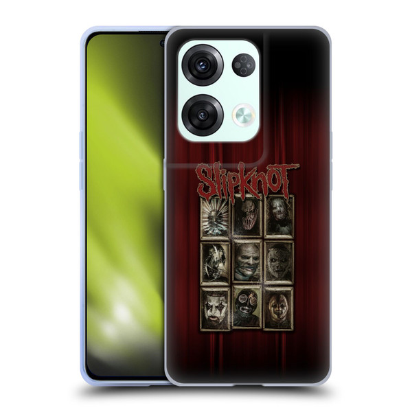 Slipknot Key Art Covered Faces Soft Gel Case for OPPO Reno8 Pro
