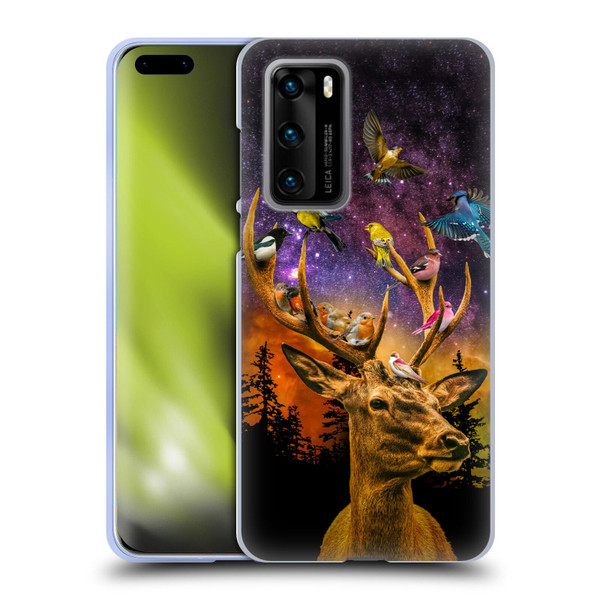 Dave Loblaw Animals Deer and Birds Soft Gel Case for Huawei P40 5G