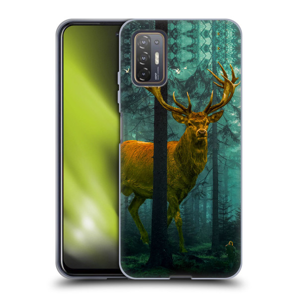 Dave Loblaw Animals Giant Forest Deer Soft Gel Case for HTC Desire 21 Pro 5G
