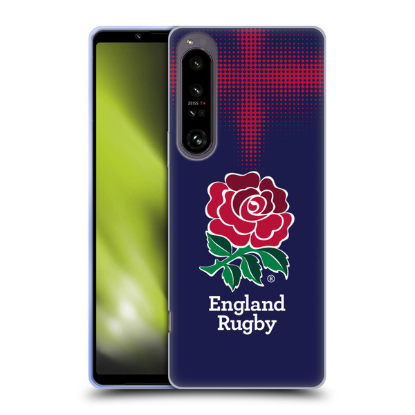England Rugby Union 2016/17 The Rose Alternate Kit Soft Gel Case for Sony Xperia 1 IV