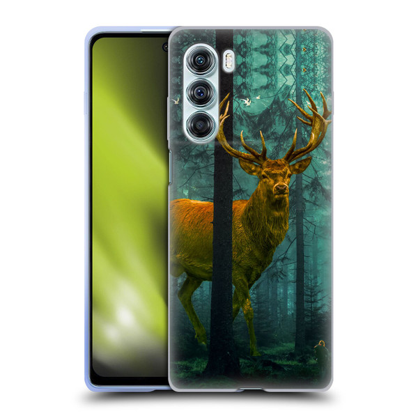 Dave Loblaw Animals Giant Forest Deer Soft Gel Case for Motorola Edge S30 / Moto G200 5G