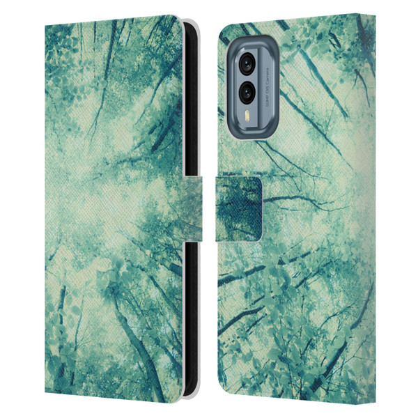 Dorit Fuhg Forest Wander Leather Book Wallet Case Cover For Nokia X30