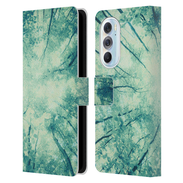 Dorit Fuhg Forest Wander Leather Book Wallet Case Cover For Motorola Edge X30