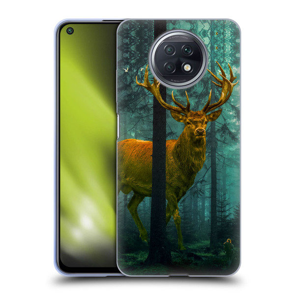 Dave Loblaw Animals Giant Forest Deer Soft Gel Case for Xiaomi Redmi Note 9T 5G