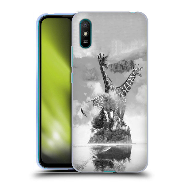 Dave Loblaw Animals Giraffe In The Mist Soft Gel Case for Xiaomi Redmi 9A / Redmi 9AT