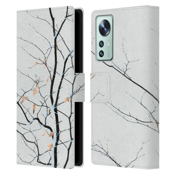 Dorit Fuhg Forest White Leather Book Wallet Case Cover For Xiaomi 12