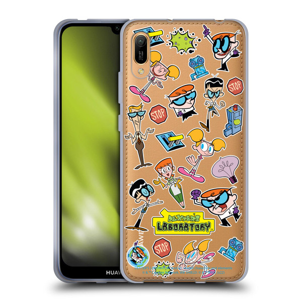 Dexter's Laboratory Graphics Icons Soft Gel Case for Huawei Y6 Pro (2019)