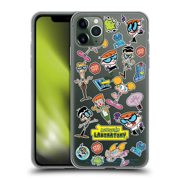 Dexter's Laboratory Graphics Icons Soft Gel Case for Apple iPhone 11 Pro Max