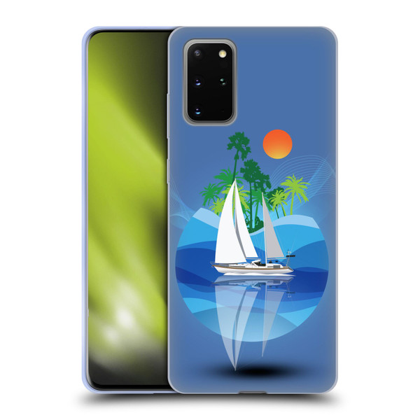 Dave Loblaw Contemporary Art Tropical Waters Soft Gel Case for Samsung Galaxy S20+ / S20+ 5G