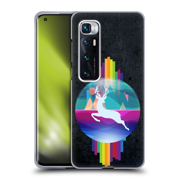 Dave Loblaw Contemporary Art Deer In Dome Soft Gel Case for Xiaomi Mi 10 Ultra 5G