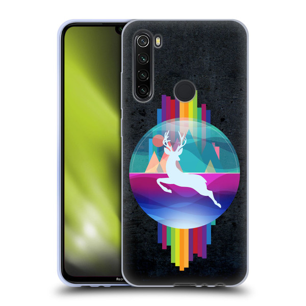 Dave Loblaw Contemporary Art Deer In Dome Soft Gel Case for Xiaomi Redmi Note 8T
