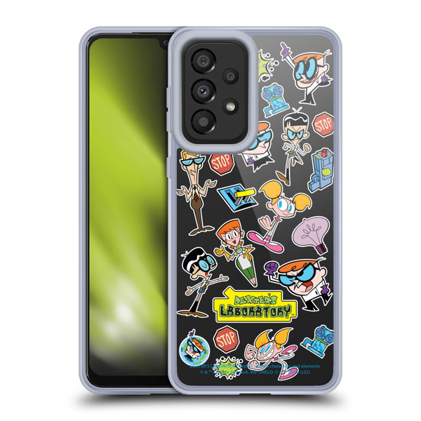 Dexter's Laboratory Graphics Icons Soft Gel Case for Samsung Galaxy A33 5G (2022)
