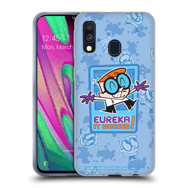 Dexter's Laboratory Graphics It Worked Soft Gel Case for Samsung Galaxy A40 (2019)