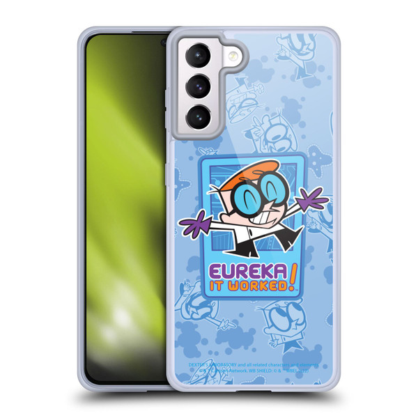 Dexter's Laboratory Graphics It Worked Soft Gel Case for Samsung Galaxy S21+ 5G