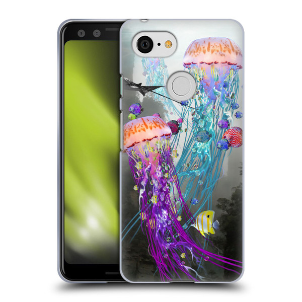 Dave Loblaw Jellyfish Jellyfish Misty Mount Soft Gel Case for Google Pixel 3