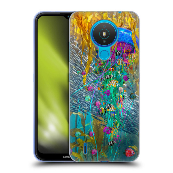 Dave Loblaw Jellyfish Jellyfish Kelp Field Soft Gel Case for Nokia 1.4