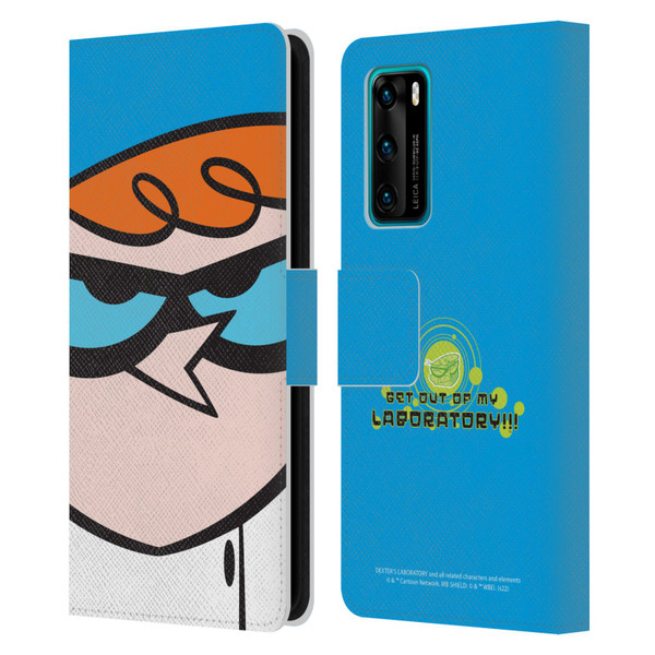Dexter's Laboratory Graphics Dexter Leather Book Wallet Case Cover For Huawei P40 5G