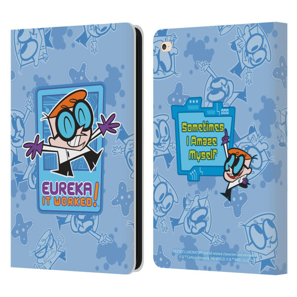 Dexter's Laboratory Graphics It Worked Leather Book Wallet Case Cover For Apple iPad Air 2 (2014)