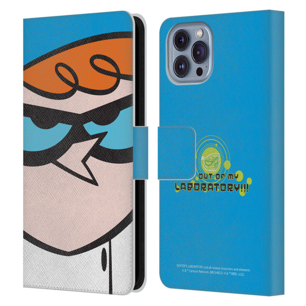 Dexter's Laboratory Graphics Dexter Leather Book Wallet Case Cover For Apple iPhone 14
