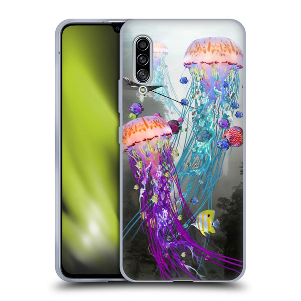 Dave Loblaw Jellyfish Jellyfish Misty Mount Soft Gel Case for Samsung Galaxy A90 5G (2019)