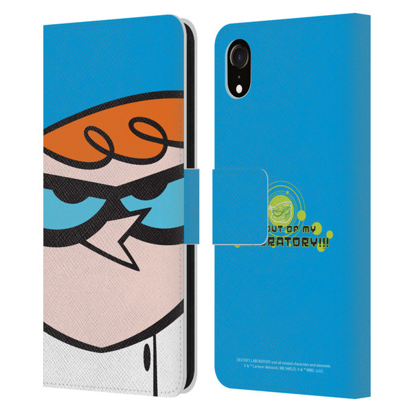 Dexter's Laboratory Graphics Dexter Leather Book Wallet Case Cover For Apple iPhone XR