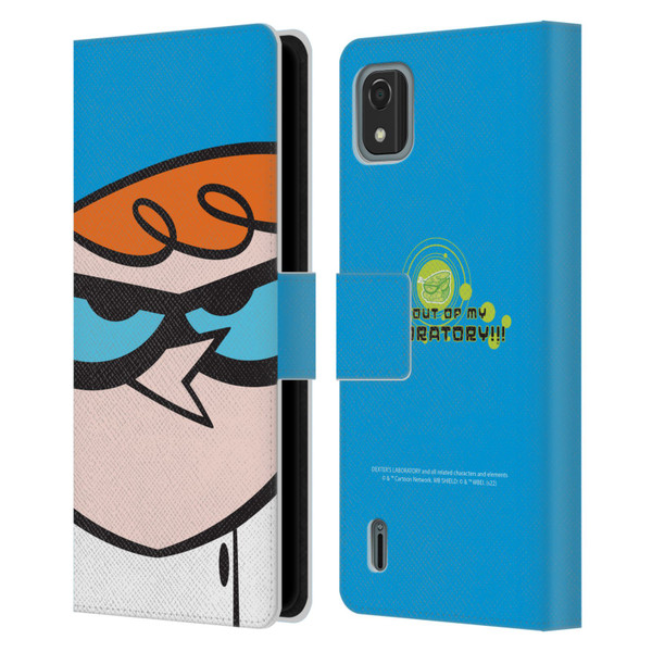Dexter's Laboratory Graphics Dexter Leather Book Wallet Case Cover For Nokia C2 2nd Edition