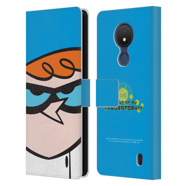 Dexter's Laboratory Graphics Dexter Leather Book Wallet Case Cover For Nokia C21