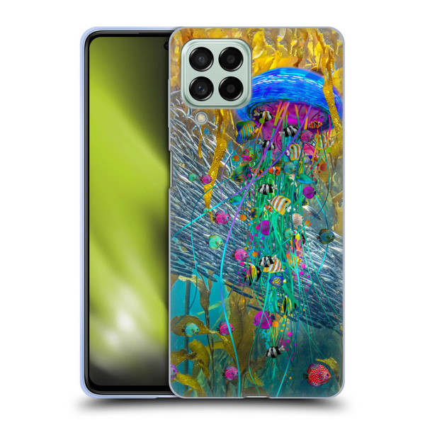 Dave Loblaw Jellyfish Jellyfish Kelp Field Soft Gel Case for Samsung Galaxy M53 (2022)