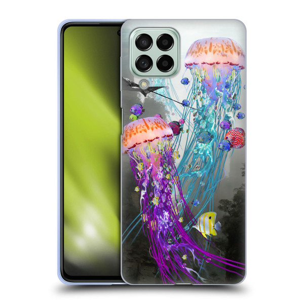 Dave Loblaw Jellyfish Jellyfish Misty Mount Soft Gel Case for Samsung Galaxy M53 (2022)