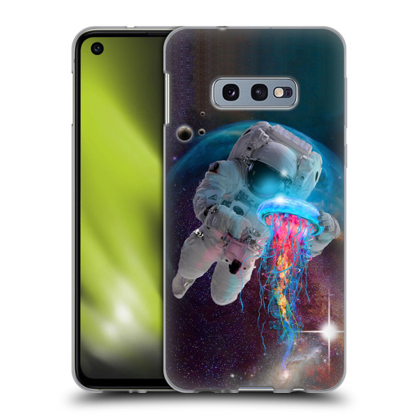Dave Loblaw Jellyfish Astronaut And Jellyfish Soft Gel Case for Samsung Galaxy S10e