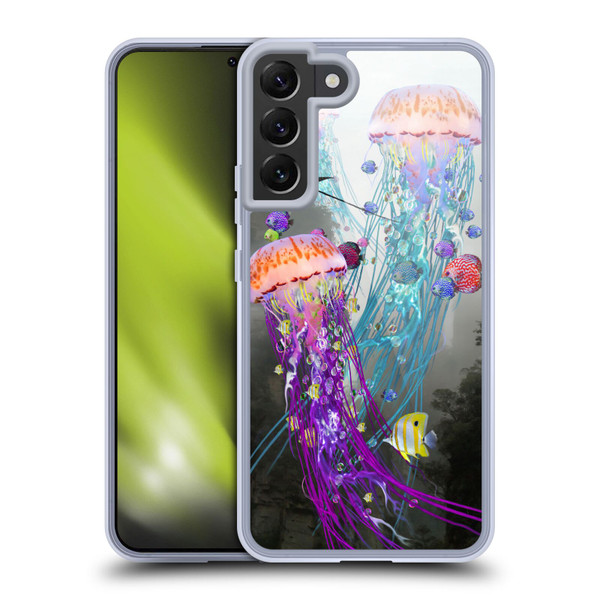 Dave Loblaw Jellyfish Jellyfish Misty Mount Soft Gel Case for Samsung Galaxy S22+ 5G