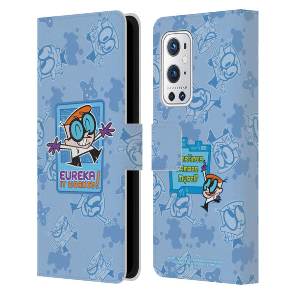 Dexter's Laboratory Graphics It Worked Leather Book Wallet Case Cover For OnePlus 9 Pro