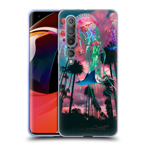 Dave Loblaw Jellyfish California Dreamin Jellyfish Soft Gel Case for Xiaomi Mi 10 5G / Mi 10 Pro 5G