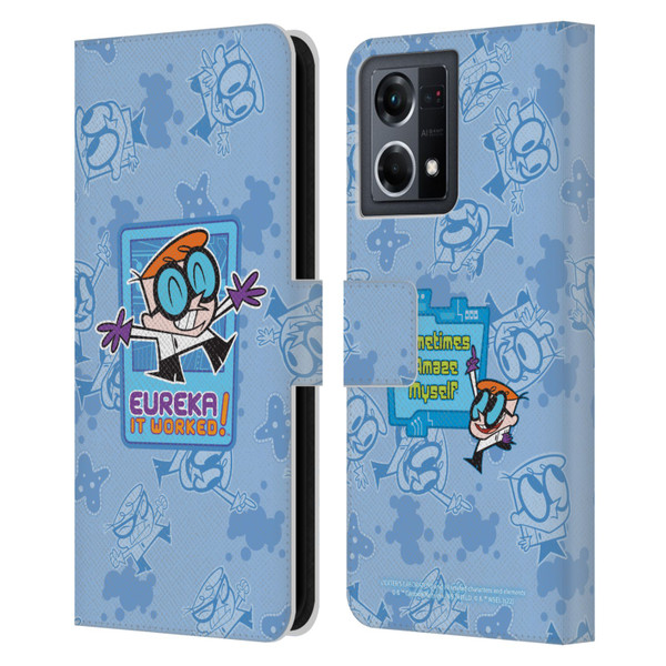 Dexter's Laboratory Graphics It Worked Leather Book Wallet Case Cover For OPPO Reno8 4G