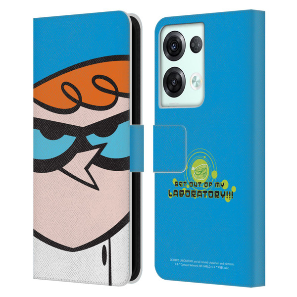 Dexter's Laboratory Graphics Dexter Leather Book Wallet Case Cover For OPPO Reno8 Pro