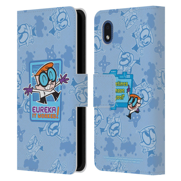 Dexter's Laboratory Graphics It Worked Leather Book Wallet Case Cover For Samsung Galaxy A01 Core (2020)