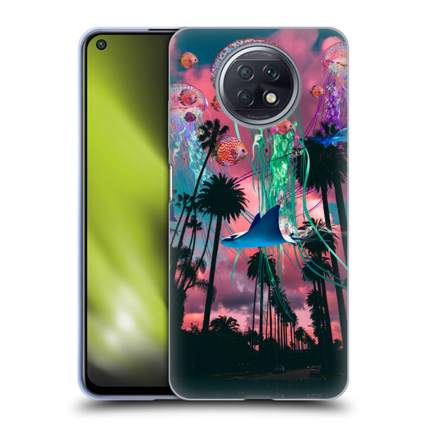 Dave Loblaw Jellyfish California Dreamin Jellyfish Soft Gel Case for Xiaomi Redmi Note 9T 5G