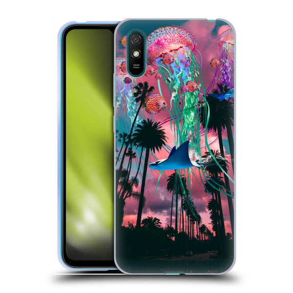 Dave Loblaw Jellyfish California Dreamin Jellyfish Soft Gel Case for Xiaomi Redmi 9A / Redmi 9AT