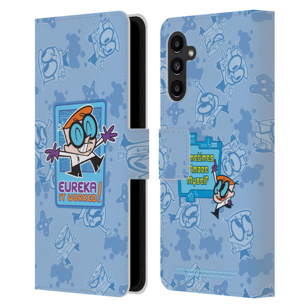 Dexter's Laboratory Graphics It Worked Leather Book Wallet Case Cover For Samsung Galaxy A13 5G (2021)