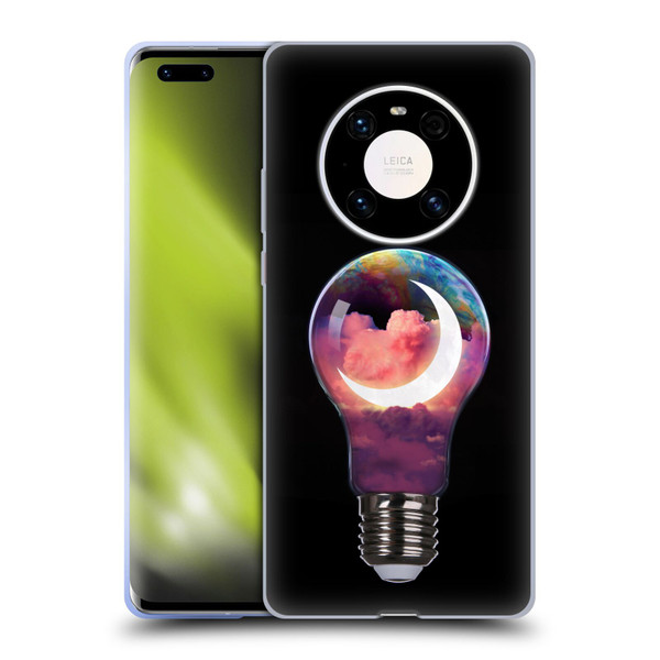 Dave Loblaw Sci-Fi And Surreal Light Bulb Moon Soft Gel Case for Huawei Mate 40 Pro 5G