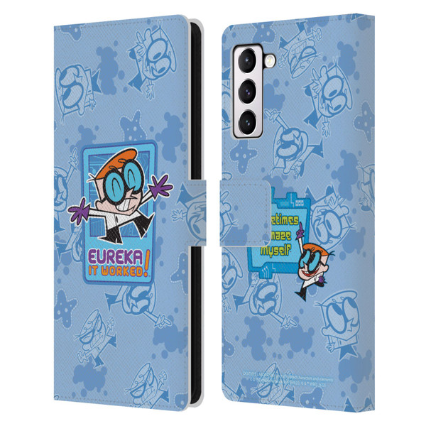 Dexter's Laboratory Graphics It Worked Leather Book Wallet Case Cover For Samsung Galaxy S21+ 5G