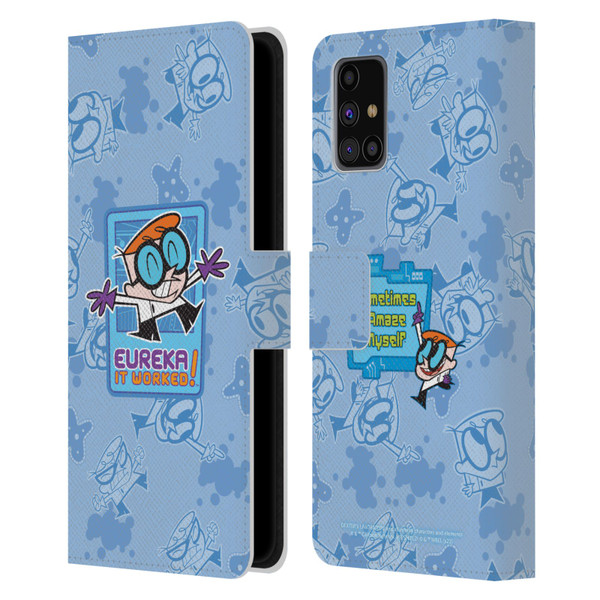 Dexter's Laboratory Graphics It Worked Leather Book Wallet Case Cover For Samsung Galaxy M31s (2020)