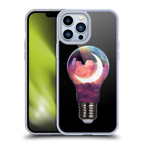 Dave Loblaw Sci-Fi And Surreal Light Bulb Moon Soft Gel Case for Apple iPhone 13 Pro Max