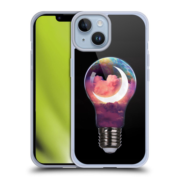 Dave Loblaw Sci-Fi And Surreal Light Bulb Moon Soft Gel Case for Apple iPhone 14
