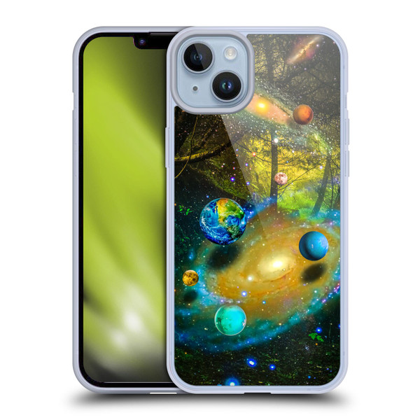Dave Loblaw Sci-Fi And Surreal Universal Forest Soft Gel Case for Apple iPhone 14 Plus