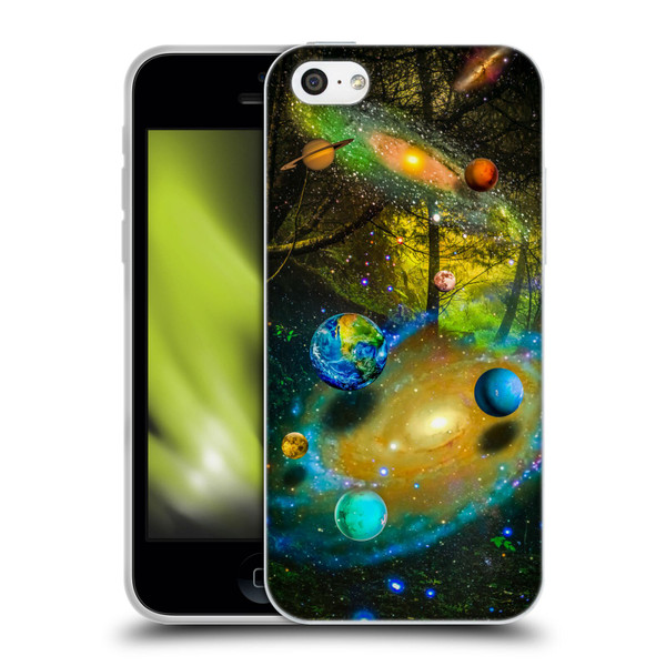 Dave Loblaw Sci-Fi And Surreal Universal Forest Soft Gel Case for Apple iPhone 5c