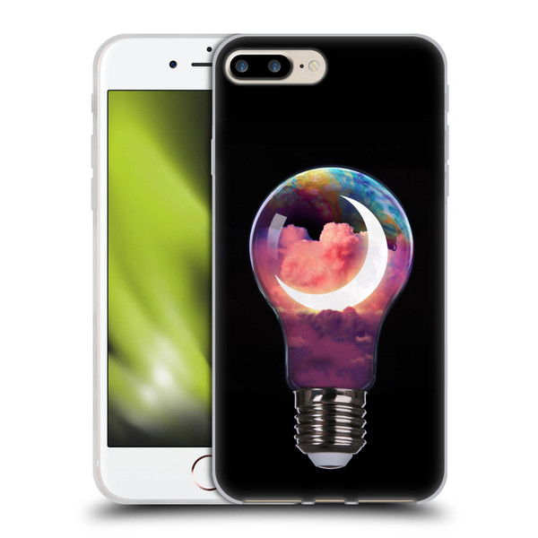 Dave Loblaw Sci-Fi And Surreal Light Bulb Moon Soft Gel Case for Apple iPhone 7 Plus / iPhone 8 Plus