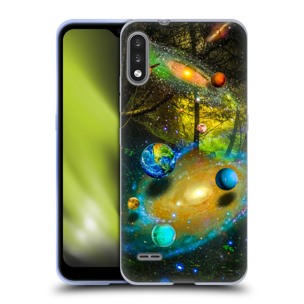 Dave Loblaw Sci-Fi And Surreal Universal Forest Soft Gel Case for LG K22