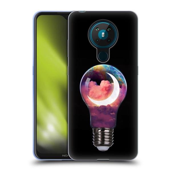 Dave Loblaw Sci-Fi And Surreal Light Bulb Moon Soft Gel Case for Nokia 5.3